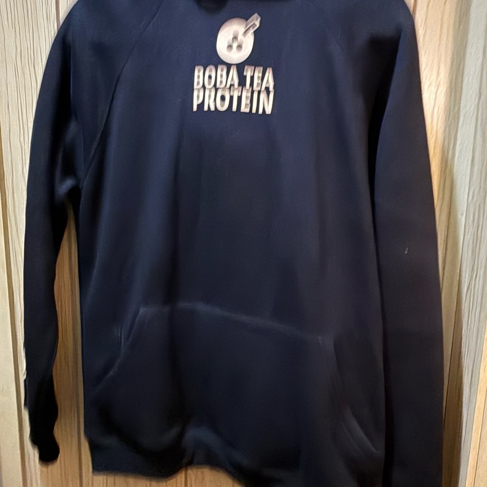 Boba Tea Protein Men's Black Hoodie